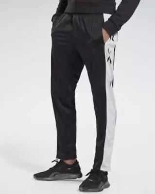 Reebok Training Essentials Vecto Jogging Bottoms Mens Black Size M #REF79 • £15.99