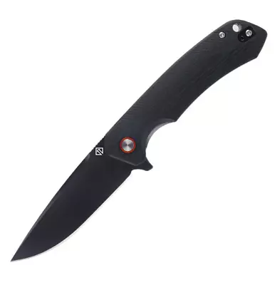 Drop Point Blade D2 Steel Folding Knife G10 Scales Pocket Knife Black • $19.95