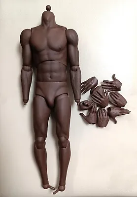 1/6 African Male Action Figure Body For 12  Enterbay Michael Jordan Head Sculpt • $96.59