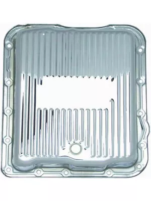 RTS Transmission Pan Deep Steel Finned Chrome GM 700R4 4L60 4L60E (70800CH) • $88.63