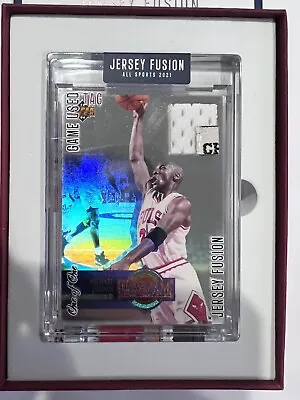 Michael Jordan Game Used Tag Card 2021 Jersey Fusion 1/1 BULLS JF-MJDT • $1999.99