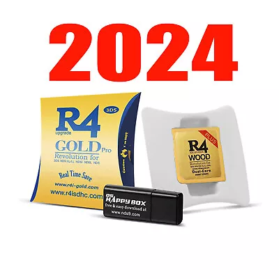 R4 Gold Pro SDHC For 2DS/3DS/NDS Revolution Cartridge USB Card Reader New • £10.79