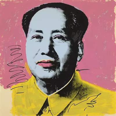 30Wx30H  MAO ZEDONG 1972 By ANDY WARHOL - CHINESE LEADER CHINA CHOICES Of CANVAS • $260.13