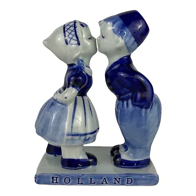 £24.33 • Buy Holland Delft Blue & White Hand Painted Dutch Boy And Girl Figurine Vintage 5”
