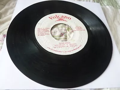 Michigan And Smiley JA Press Dancehall Reggae 7  Diseases Plays VG Volcano • $7.45