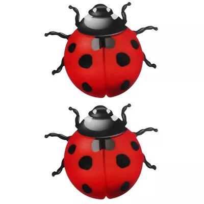 £5.29 • Buy  2pcs Iron Art Ladybug Wall Hanging Pendant Ladybug Wall Decor Metal Ladybug Art