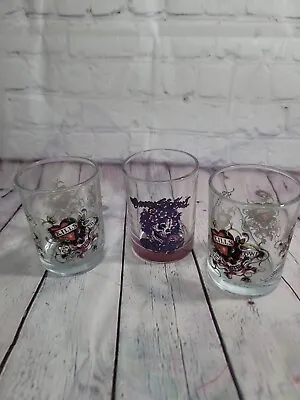 Set Of 3 Ed Hardy Tattoo Design Glasses • $44.98