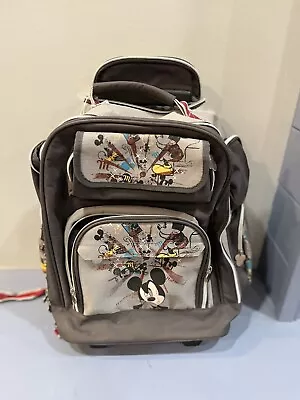 Disney Mickey Mouse Rolling Skyway Luggage Backpack - Pre-Owned • $29.75