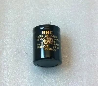 1x BHC Capacitor 10000uF 40V For Naim Audio PSU NAP140 NAP180 Power Supply • £20.99