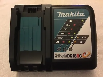 New Makita DC18RC 7.2V - 18V LXT Lithium Ion / Ni-MH Rapid Battery Charger  • $25.49