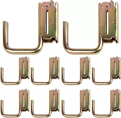 10 Pack E-Track Steel J-HooksTie-Down Accessories W/E-Track Spring Fitting Atta • $59.05