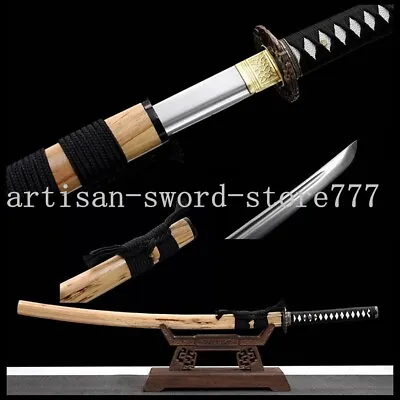 Katana Handmade Japanese Samurai Sword 9260 Spring Steel Full Tang Blade Sharp • $153.45