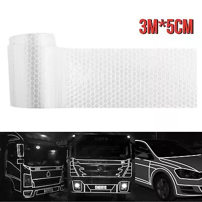 3M Reflective Safety Sticker Reflector Tape Car Night Traffic Safety Warning • $5.23