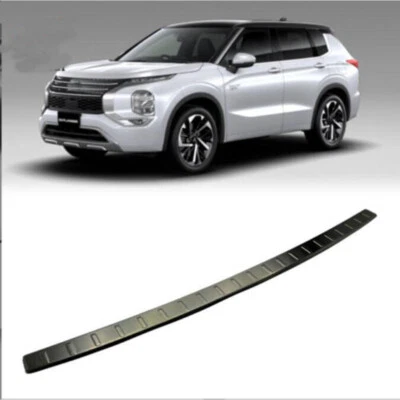 $109.55 • Buy For 22-23 Mitsubishi Outlander Black Titanium Rear Bumper Cover Protector Guard