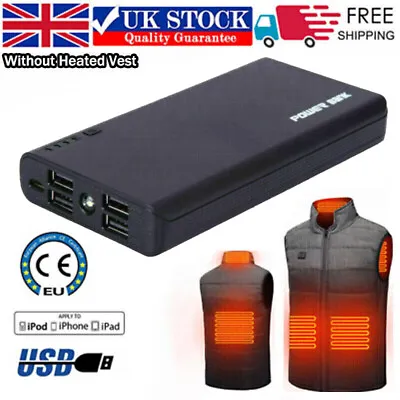 900000mAh Power Bank USB Charger Battery Pack For Heated Vest Jacket Gilet 5V UK • £14.99