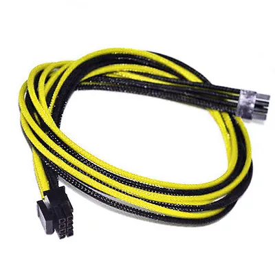 8pin CPU 30cm Corsair Cable AX1200i AX860i 760i RM1000 850 750 650 Yellow Black • £14.99