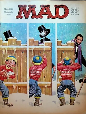 Mad Magazine 85 March 1964 Snowball Abraham Lincoln Spy Vs Spy • $24.22