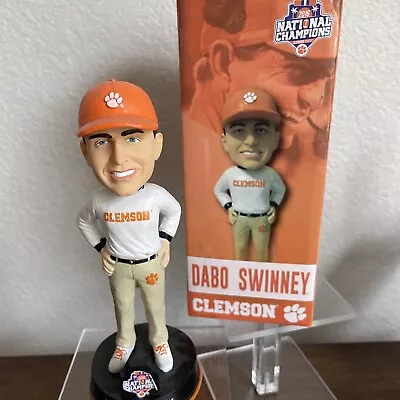 Clemson Tigers Dabo Swinney 2016 National Champions Bobblehead NCAA • $55.25