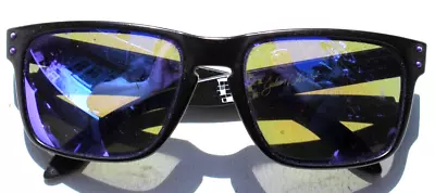 Oakley Holbrook Julian Wilson Sunglasses OO9102-26 Matte Black / Violet Iridium • $99.99