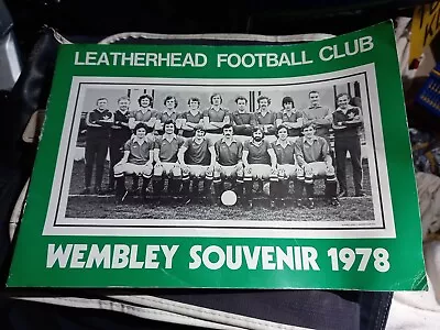 1978 Leatherhead FA Trophy Final Football Wembley Souvenir  • £0.99