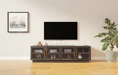 70.87  TV Stand  Modern TV Cabinet & Entertainment Center With Shelves • $180.96