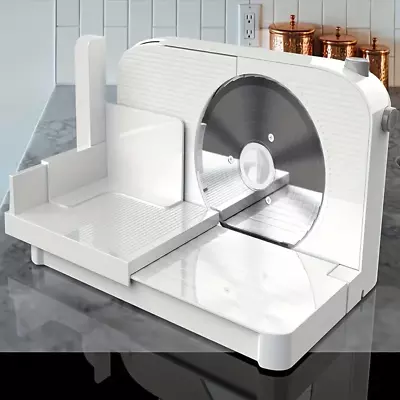 Meat Slicer Electric Deli Food Slicer  Adjustable Thickness Food Slicer Machine • $42.49