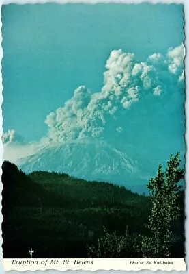 Postcard - Mt. St. Helens Washington - May 18 1980 Eruption • $3.46