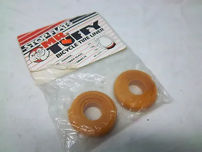 NEW Tuffy 27& 700c Pair Bike Orange Tire Liners  Stops Flats MTB Bike 27 & 700c • $12