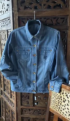 Ladies Denim Jacket.Spanish Brand “Punt Roma”.size M/L.Pls Open Listing 4 Detail • $33