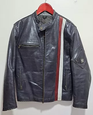 Belstaff Racing Leather Jacket X-Men  James Marsden Cyclops  Distressed  • $699