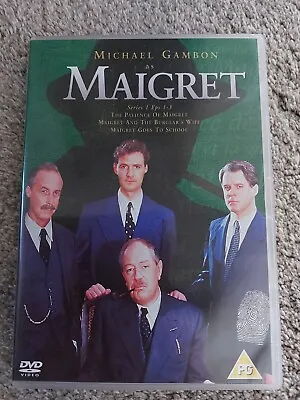 Maigret - Series 1 The Patience Of/burglars Wife/goes To School (2004) Dvd • £5.99