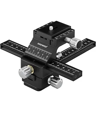 Neewer Photography 4-Way Macro Focusing Rail Slider With Quick Release Plate • £49.99