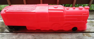 VINTAGE Marx Train Engine RR #333 Large 19  Plastic Blow Mold Choo Choo Noise    • $25