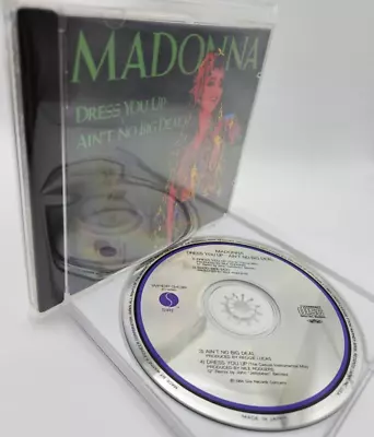 MADONNA Dress You Up ~ Ain't No Big Deal JAPAN Only Maxi Single CD WPCP-3430 F/S • $29.99