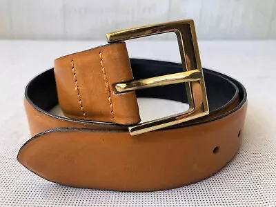 Vintage Thomas Burberry Leather Belt • $29