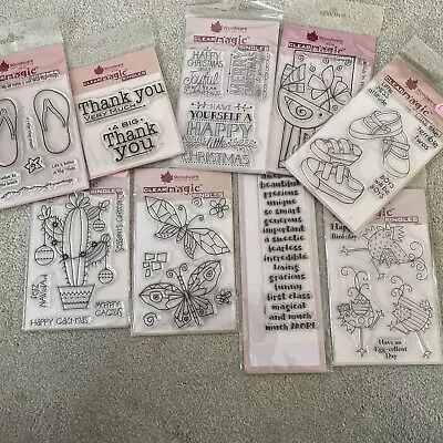 £1.20 • Buy Woodware Clear Magic Stamp Set. Bundle Of 9 Packs. NEW