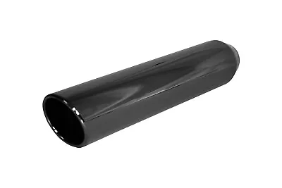 Brand New Black Chrome Exhaust Tip Rolled Angle Weld On 2 1/4  IN 3 1/2  Out • $64.90