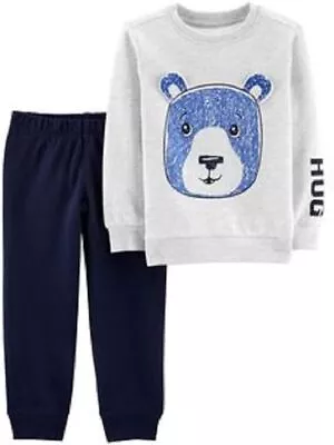 Carter's  Baby Boys' 2-Piece Bear Pullover & Jogger Set  6M-18M • $9.99