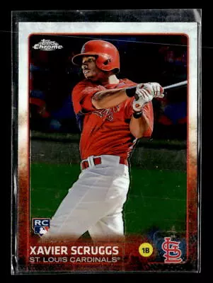 2015 Topps Chrome Xavier Scruggs St. Louis Cardinals #166 Rookie • $1.50