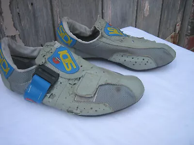 Vintage Cycling Shoes SIDI Italy Size 7 To 7.5 Mens  UK • $20