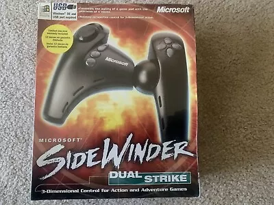 Vintage 1999 Microsoft SideWinder Dual Strike (C3200006) Gamepad NEW SEALED • $25