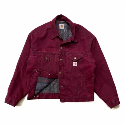 $284.99 • Buy Vintage Carhartt 1994 Blanket-Lined Trucker Jacket Made In USA