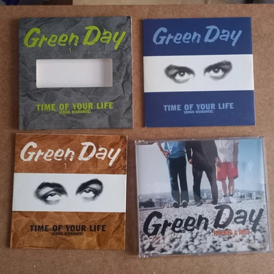 £5 • Buy Green Day Time Of Your Life (good Riddance), Hitchin A Ride 3 X CD Singles Lot
