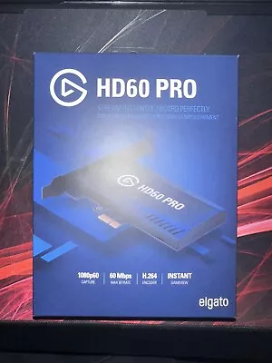 Elgato HD60 Pro Game Capture Card 1080p 60Mbps PS4 Xbox One Twitch Youtube • £65