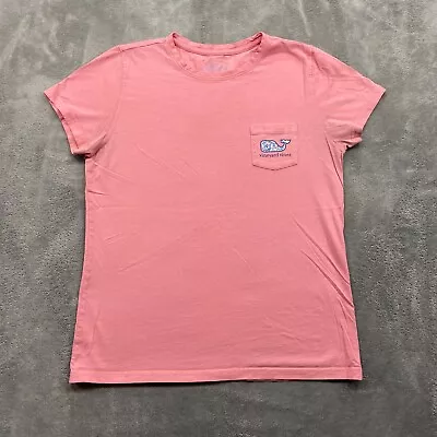 Vineyard Vines Shirt Small Pink Outdoor Classic Short Sleeve Tee Big Whale Logo • $14.99