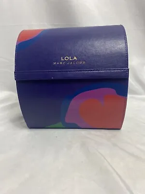 $30 • Buy LOLA MARC JACOBS Trunk Chest Purple Luxe Jewelry/Makeup Case
