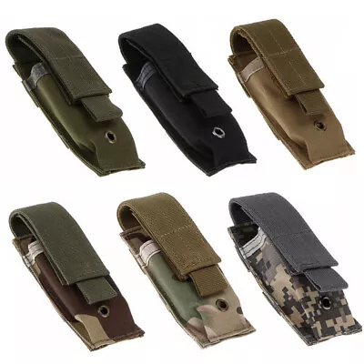 Multitool Pouch Folding Knife Sheath Holster For Belt Molle Flashlight Mag Pouch • $5.99
