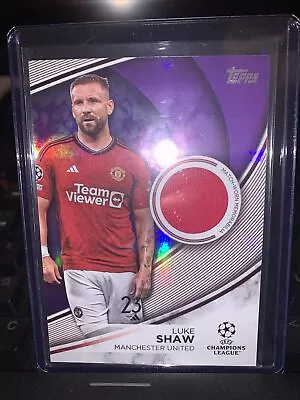 Luke Shaw Numbered 028/299 Match Worn Patch Relic • £20