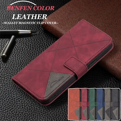 $14.99 • Buy For IPhone 14 13 12 11 Pro Max Mini 8/7/6 Plus XR Case Leather Wallet Flip Cover