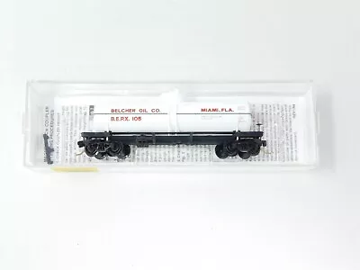 N Scale Micro-Trains MTL 65420 BEPX Belcher Oil 39' Single Dome Tank Car #105 • $9.95